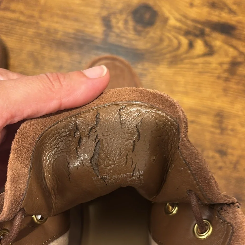 Michael Kors Brown Suede Wedge Ankle Boots 7.5